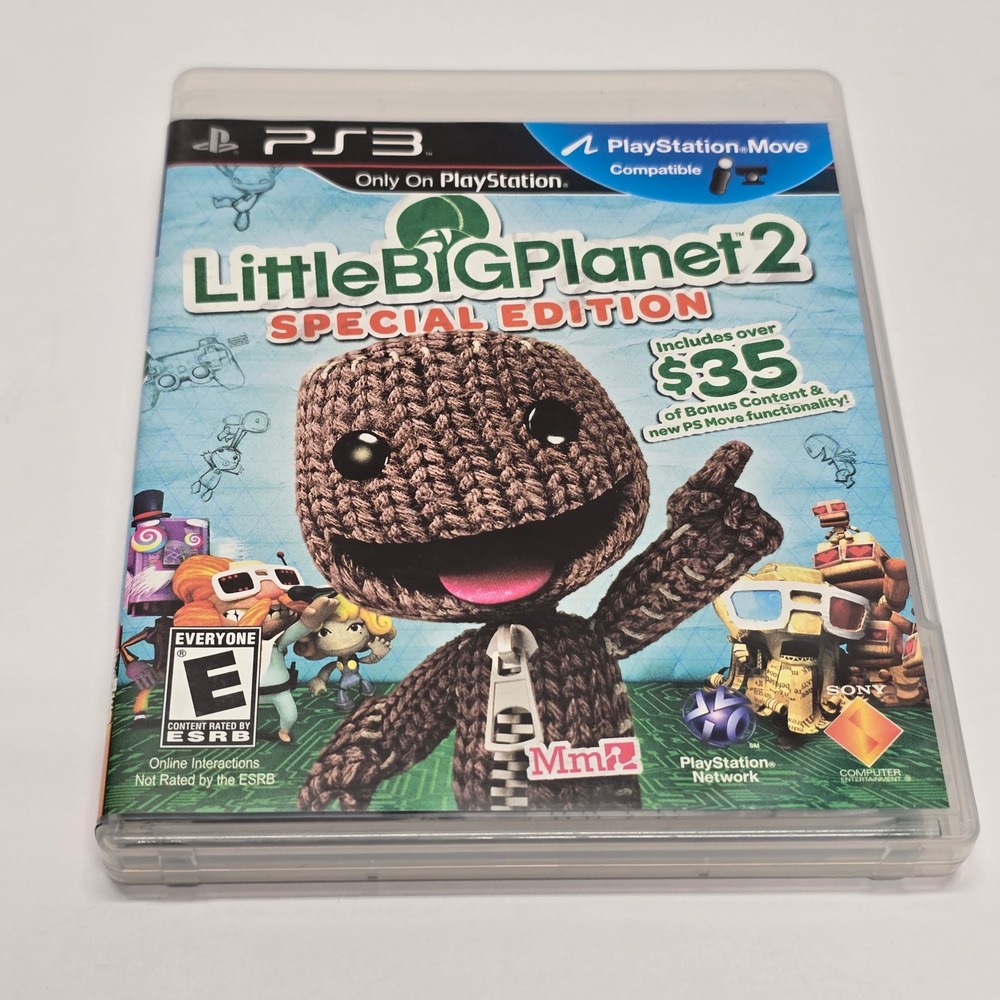 LittleBigPlanet 2 Special Edition‎ PS3 Complete CIB PlayStation Move